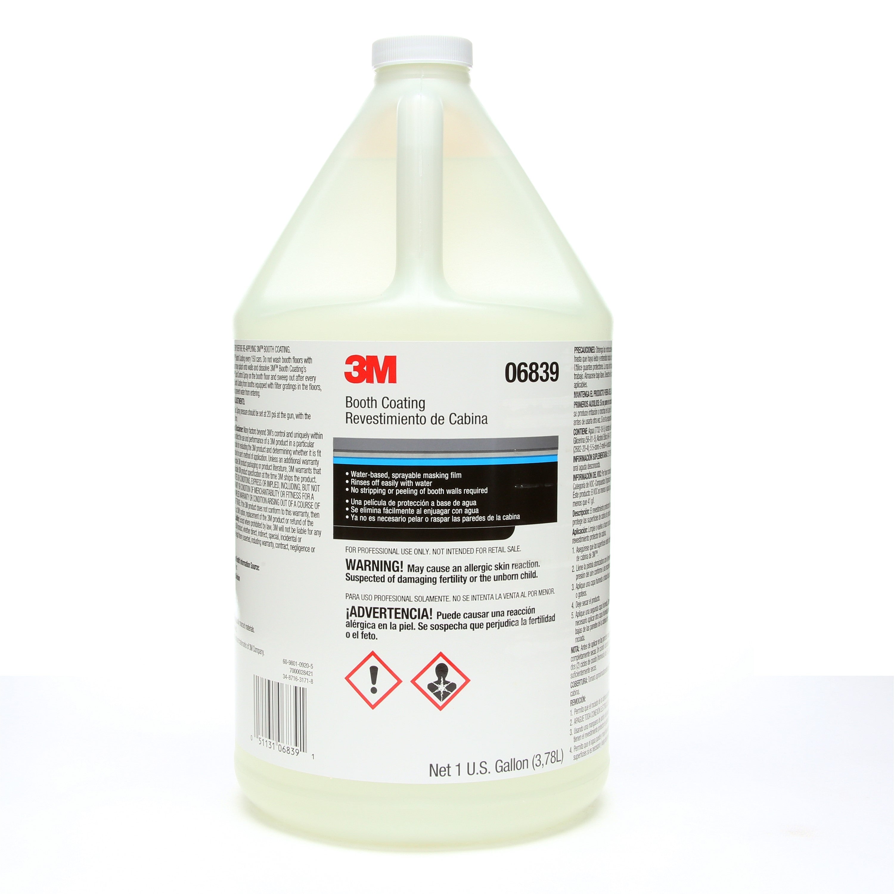 3M Booth Coating - 1 gal, 4 per case - 06839
