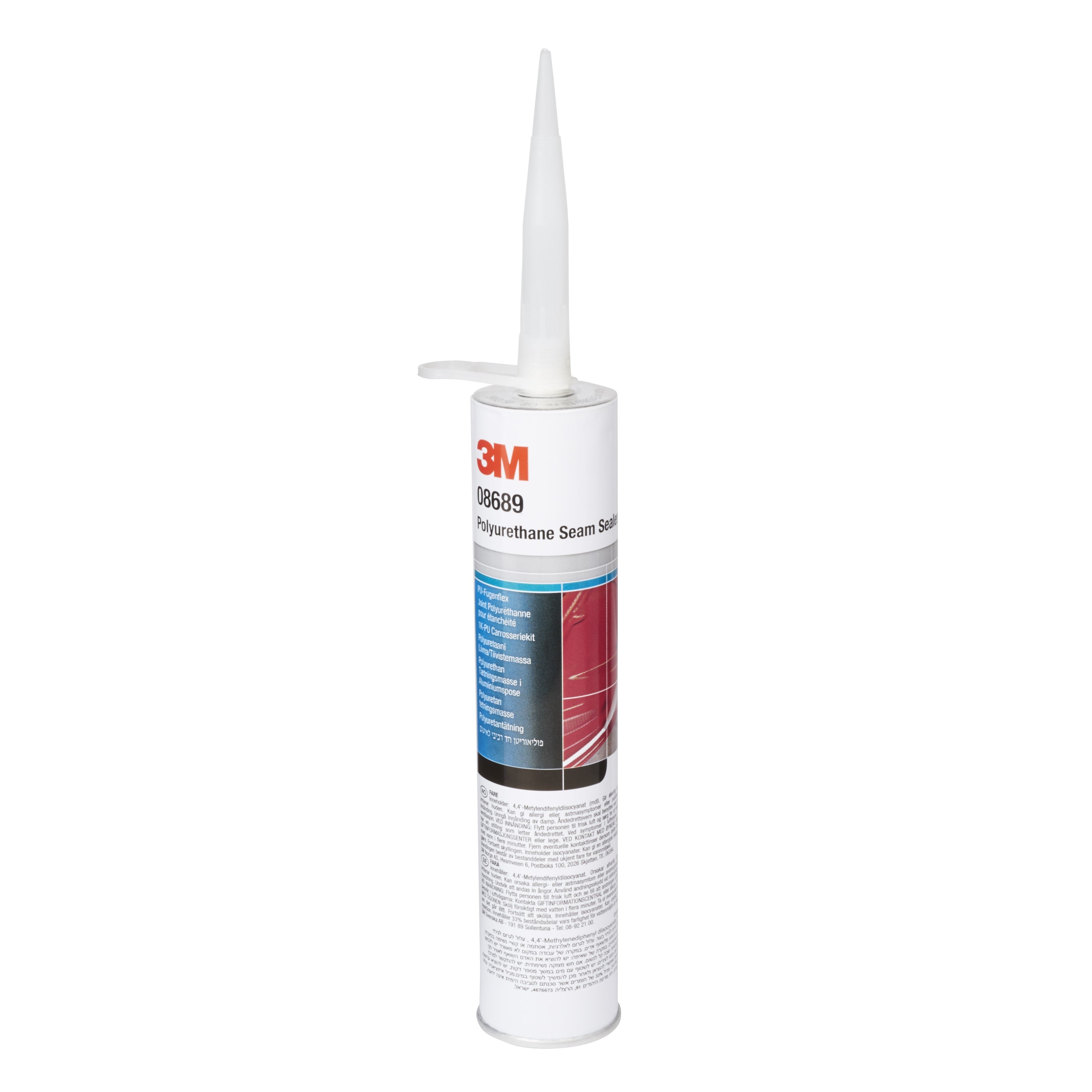 3M Polyurethane Seam Sealer (Body Sealant) - White, 310 ml, Cartridge - 08689