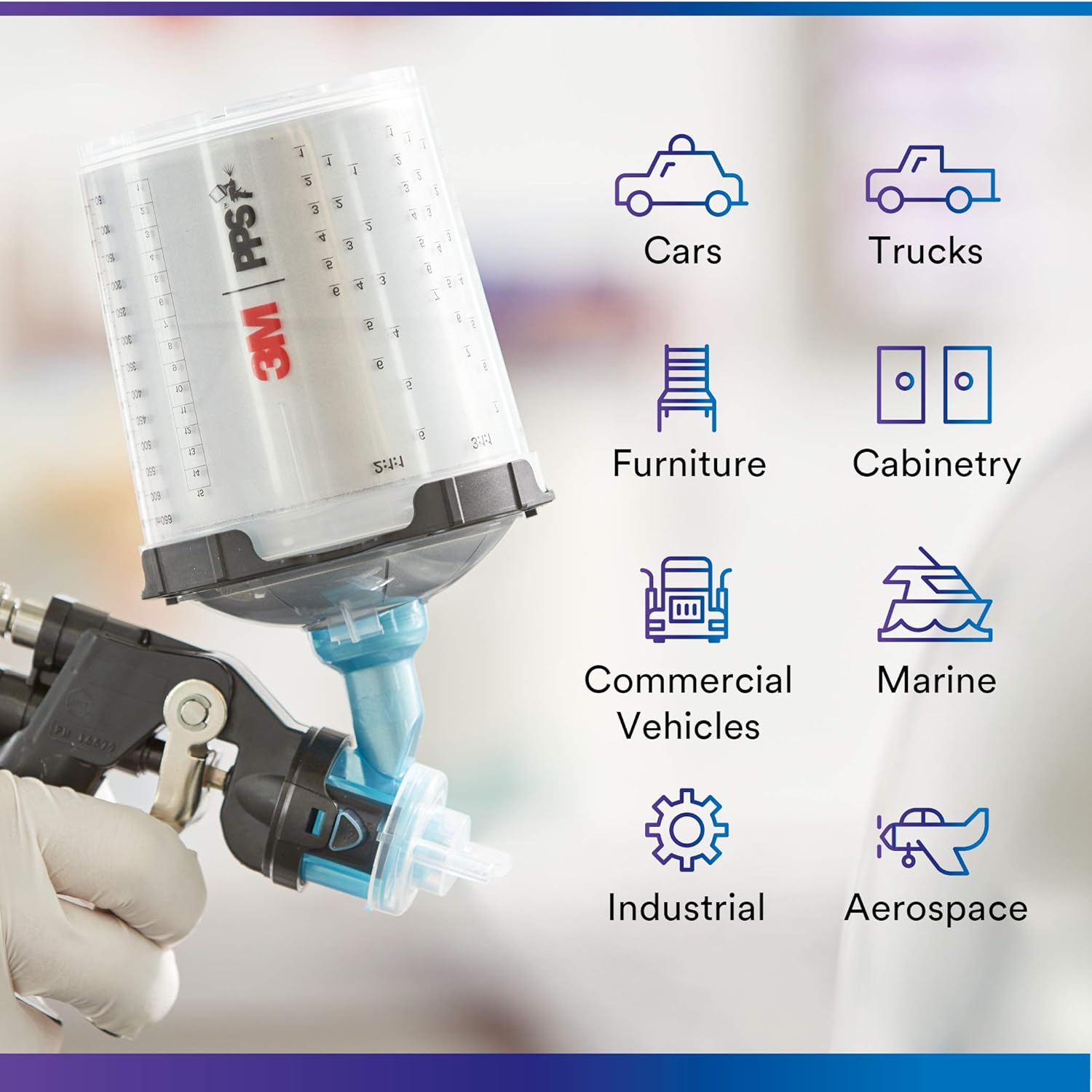 3M PPS Series 2.0 Cup - Standard (22 fl oz, 650 mL), 2 cups per carton, 4 cartons per case - 26001