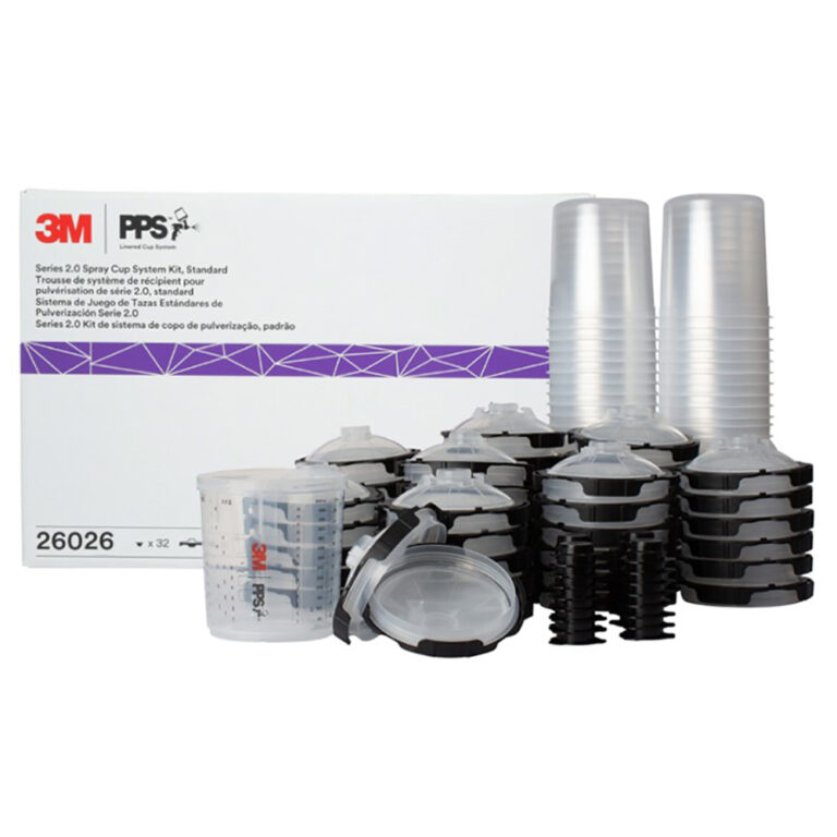 3M PPS Series 2.0 Spray Cup System Kit, Standard (22 fl oz, 650 mL), 125 Micron Filter, 1 kit per case - 26026