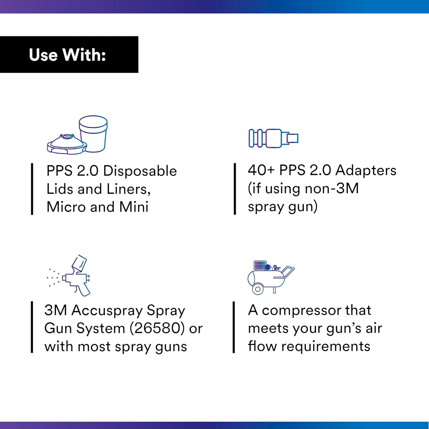 3M PPS Series 2.0 Cup - Mini (6.8 fl oz, 200 mL), 2 cups per carton, 4 cartons per case - 26115