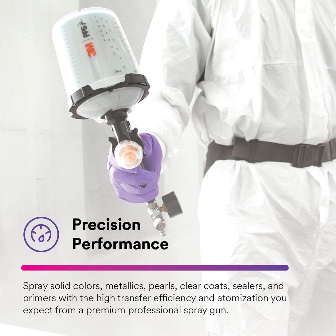 3M Performance Gravity HVLP Atomizing Head Refill Kit - Blue, 1.2 mm, 5 pack, 5 Packs/Case - 26712