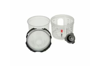 3M PPS Series 2.0 Spray Cup System Kit - Mini (6.8 fl oz, 200 mL), 125 Micron Filter, 1 Kit/Case - 26752