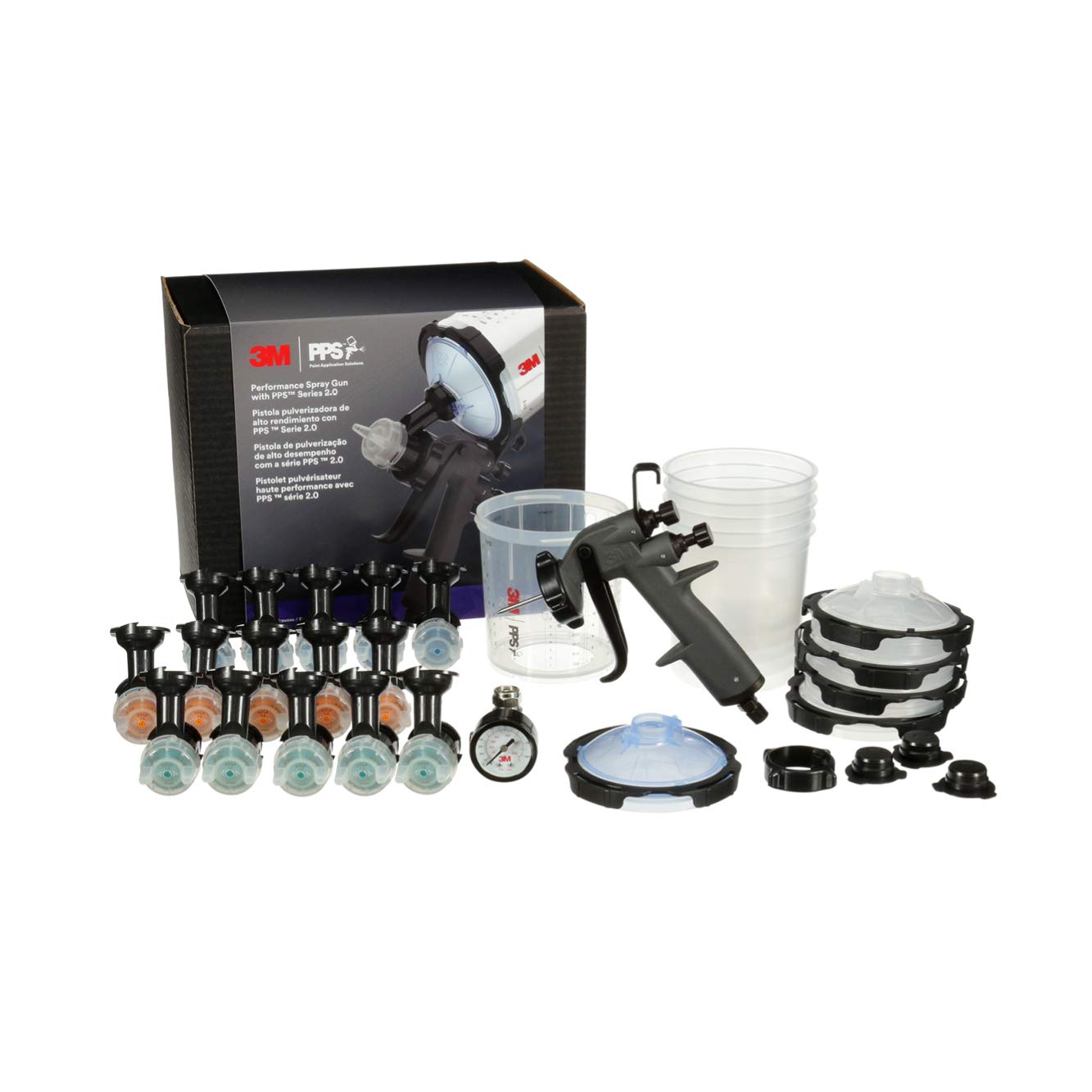 3M Performance Spray Gun System with PPS 2.0 - 2 Kits/Case (Collision Repair) - 26778