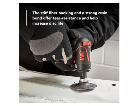 3M Cubitron II 786C Roloc Fibre Disc - 3 in (75 mm), 60+, 15 Discs/Carton, 6 Cartons/Case - 33391