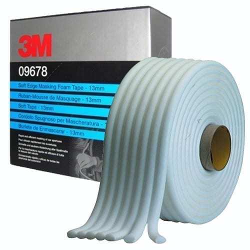 3M Soft Edge Foam Masking Tape - White - 13 mm x 50 m - 09678
