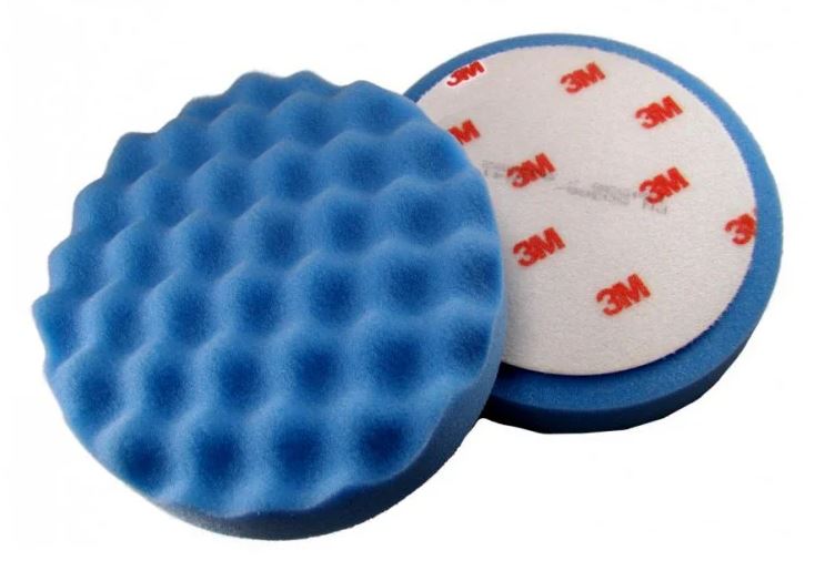 3M Perfect-It Ultrafine Polishing Pad - Blue, Convoluted, 150 mm (Pack) - 50388