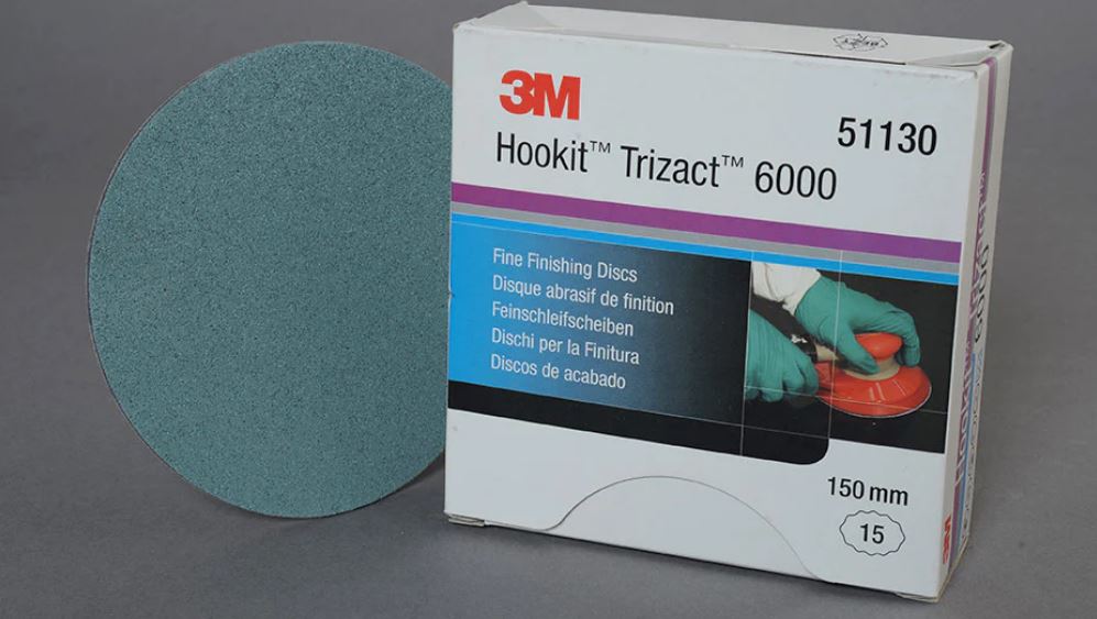 3M Trizact Hookit Foam Abrasive Disc 443SA - 6000, 150 mm - 51130
