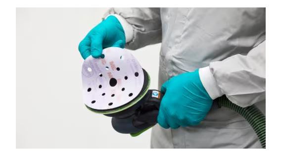 3M Hookit Purple Finishing Film Abrasive Disc - 260L, 150 mm, 15 Hole, P1200 - 51158