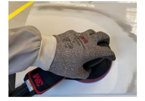 3M Cubitron II 737U Hookit Clean Sanding Abrasive Disc LD056A - 150 mm, Multihole, 80+ - 51369