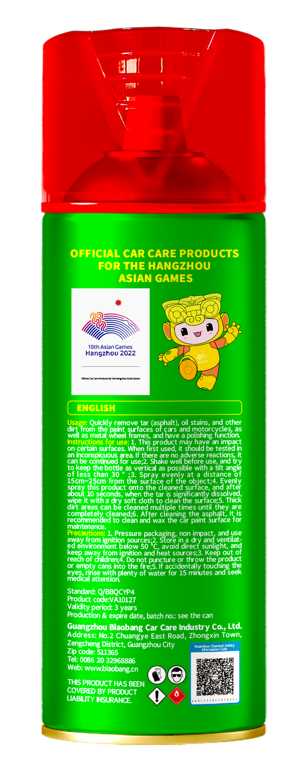 Biaobang Tar & Pitch Remover – Road Contaminant Cleaner